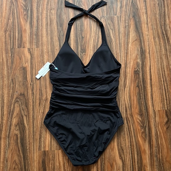 Bleu Rod Beattie Plunge Halter Twist One Piece - Picture 8 of 14